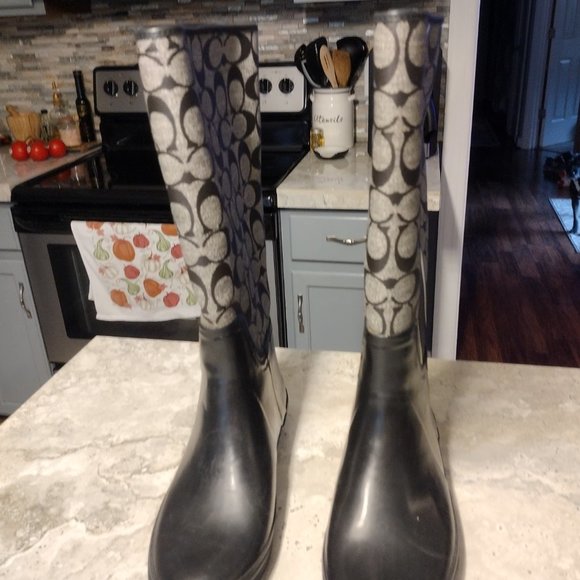 Coach Rain Boots - Picture 3 of 5